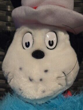 🎩Universal Studios Dr. Seuss The Cat in the Hat Plush Holding Thing 1 & Thing 2